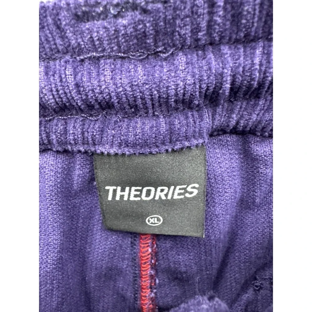 Theories of Atlantis Stamp Lounge Baggy Cord Pants Eggplant Mens Size XL